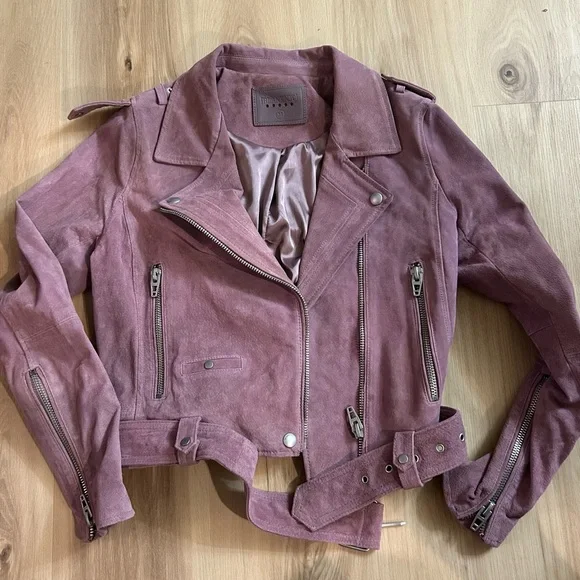 Blank NYC Lavender Leather Jacket - Picture 2 of 7